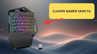 Miniature : RedThunder G60 – Mini Clavier Gamer Sans Fil RVB