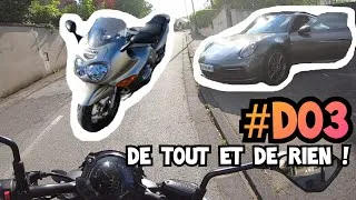 Miniature : Daily Observation #3 [motarde] : des balades, essai moto, de belles voitures, des dangers publics.