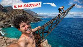 Miniature : SAUT d'une GRUE ABANDONNÉE à Ténérife 🏗️  | CLIFF JUMPING