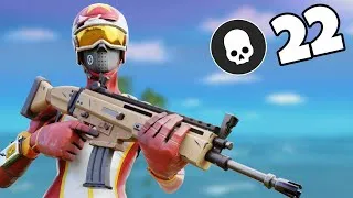 Miniature : Top 1 avec 22 kills sur Fortnite FT Evnox, Yuryy and Loganisblack ( le Bambi )