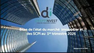 Miniature : Webinaire du 21/05/2026: Baromètre SCPI: Bilan marché au 1T2026