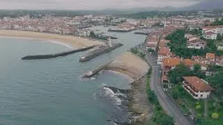 Miniature : La cote de St Jean de Luz en drone [4K]