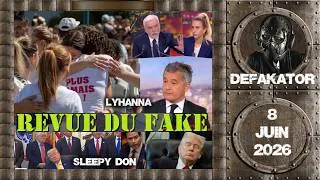 Miniature : 📰 Revue du fake - 08/06/26 : Lyhanna, Sleepy Donald, CNews