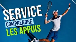 Miniature : Service puissant au tennis: L'importance des appuis