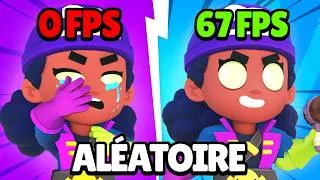 Miniature : J'AI JOUÉ À BRAWL STARS AVEC DES FPS ALÉATOIRES (IMPOSSIBLE)