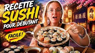 Miniature : RECETTE SUSHI 🍣 POUR DÉBUTANT, ÉTAPE PAR ÉTAPE ☺️