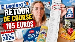 Miniature : RETOUR DE COURSE 105 EUROS 13 JUILLET 2026 ALDI ET LECLERC 🤫🫣