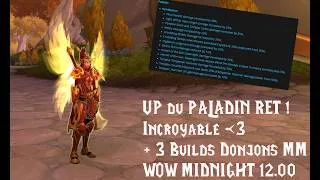 Miniature : Un UP massif ! Ca fait du bien ! Paladin Ret - Wow Midnight 12.00