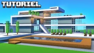 Miniature : VILLA MODERNE FACILE A FAIRE !! TUTO MINECRAFT