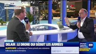 Miniature : Eurosatory BFMTV  : Delair, le drone qui séduit les armées (Bastien Mancini, 16 juin 2026)