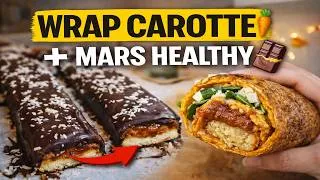 Miniature : WRAP DE CAROTTES ULTRA FACILE 🥕 + SNACKS FAÇON MARS HEALTHY 🍫 | RECETTES RAPIDES & GOURMANDES