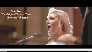 Miniature : Star Trek : The original series theme performed by Christina Johnston