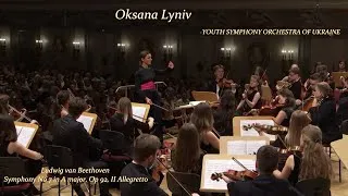 Miniature : Beethoven : Symphony No 7 in A major, Op 92, II Allegretto.  Youth Symphony Orchestra of Ukraine.