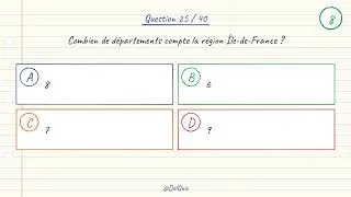 Miniature : Quiz Régions de France : 40 Questions pour Tester Vos Connaissances ! 🗺️
