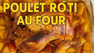 Miniature : Recette FACILE de Poulet Rôti au Four – Tendre, Doré et Plein de Saveurs