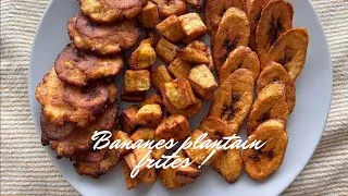 Miniature : Banana Plantains! Alloco / Misole / Bananes Pesés / Tapé!
