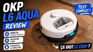 Miniature : OKP L6 Aqua : Test Complet, Robot Aspirateur & Serpillière (6000 Pa, LiDAR) Ça vaut le coup ?
