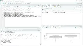 Miniature : Test T de Student avec R