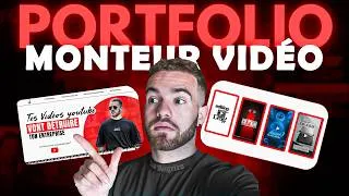 Miniature : Comment créer un portfolio de monteur vidéo qui converti réellement !