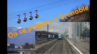 Miniature : [Cab ride] Sortie TGV 2N2 du chantier lavage de Grenoble