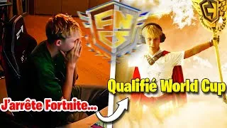 Miniature : MRSAVAGE Voulait ARRETER FORTNITE... Il est QUALIFIE à la WORLD CUP 😱