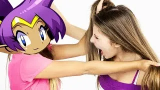 Miniature : elle se bat avec ses cheveux ensuite elle va se transformer en singe 🙈