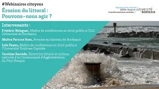 Miniature : Érosion du littoral : Pouvons-nous agir ?