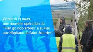 Miniature : Plan 50 000 arbres : plantation citoyenne aux Hôpitaux Paris Est Val-de-Marne de Saint-Maurice