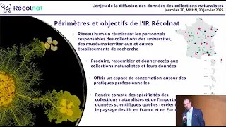Miniature : Trajectoire de l'Infrastructure Récolnat : les enjeux de la diffusion des données