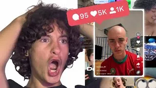 Miniature : JE RÉAGIS À VOS MONTAGES SUR MOI 🎬🤣(y’a des pépites ❤️)