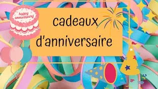 Miniature : mes cadeaux d'anniversaire 2024