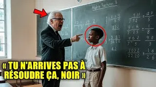 Miniature : Un PROF De Harvard Bloqué Sur Une ÉQUATION IMPOSSIBLE… Alors Un Élève Noir De 12 ANS L’A RÉSOLUE !