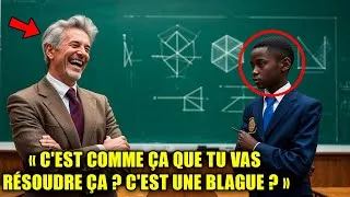 Miniature : Prof A Ri De La SOLUTION MATH De L'élève Noir, Mais Un Scientifique Renommé A PROUVÉ SA JUSTESSE