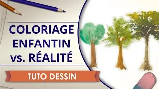 Miniature : Comment passer d'un coloriage enfantin à une mise en couleur réaliste ? - Tuto Dessin
