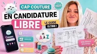 Miniature : 🎓 PASSER SON CAP COUTURE FLOU EN CANDIDAT LIBRE : MON EXPÉRIENCE COMPLÈTE ✂️