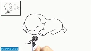 Miniature : Comment dessiner un chien FACILEMENT etape par etape 9 – Dessin chien