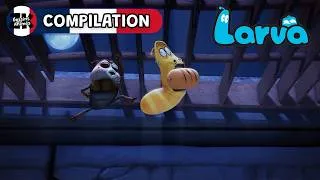 Miniature : Valse au clair de lune 🌒🌑 Larva 🐛 Compilation de 30+ minutes | Dessins animés