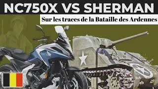Miniature : 🏍️ A moto à travers les Ardennes 🏍️ : Entre Panzer, Sherman et bisons ! 🛣️