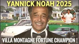 Miniature : Yannick Noah 2025 : villa à la montagne, voitures de luxe et fortune de champion !