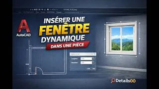 Miniature : AutoCAD Electrical Tutoriel – Créer un bloc fenêtre dynamique