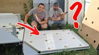 Miniature : On pose enfin le PLANCHER de la mini caravane pliante !