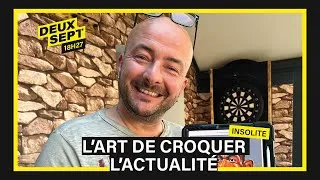 Miniature : Djony Rubio, l’art de croquer l’actualité
