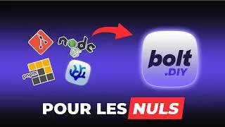 Miniature : Installer Bolt.diy pour les NOOBS 👉 Git, node, pnpm, nvm : Tuto Rapide et Simple pour Débutants 👾