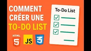 Miniature : 🚨 🚨 🚨  COMMENT FAIRE UNE TODOLIST EN HTML CSS JAVASCRIPT (DEBUTANT)