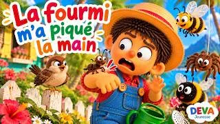 Miniature : La fourmi m’a piqué la main  2026 🐜 ⒹⒺⓋⒶ Comptines es animaux pour enfants