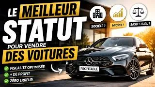 Miniature : Quel est le MEILLEUR statut pour vendre des voitures ? (Surtout pas en Micro-entreprise)