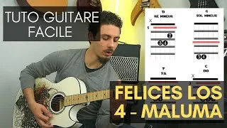 Miniature : Tuto Guitare Français - Felices Los 4 / Maluma - Facile [Devenir Musicien]