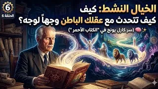 Miniature : الخيال النشط: كيف تتحدث مع عقلك الباطن وجهاً لوجه؟ 🧠✨ (سر كارل يونج في "الكتاب الأحمر")