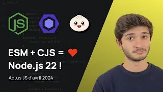 Miniature : Node.js v22 ⚡  - Actus JS d'avril 2024