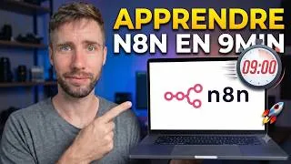 Miniature : Comprendre N8N en 9 minutes top chrono 🚀🚀